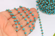 Raw Brass Beaded Chains