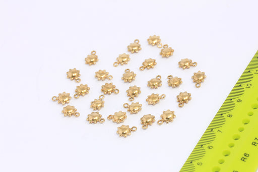 Brass Sun Charms