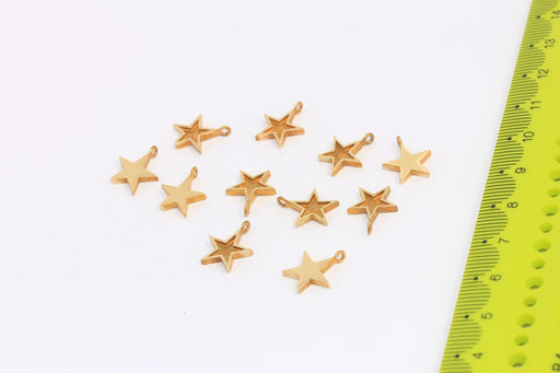 Brass Star Beads