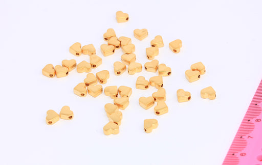  Spacer Beads, Mini Heart