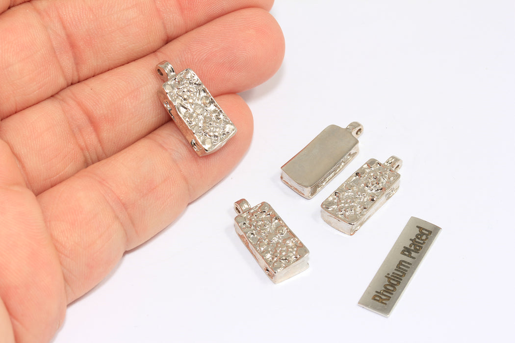 12x25 mm Rodyum Kaplama Tarot Kartı Tılsımı, Tarot Ay Kartı Tılsımı, Göz Boncukları, Mistik Takılar, XP423
