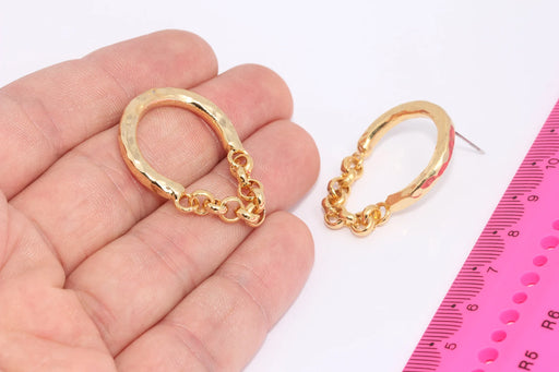 Shiny Gold Earrings
