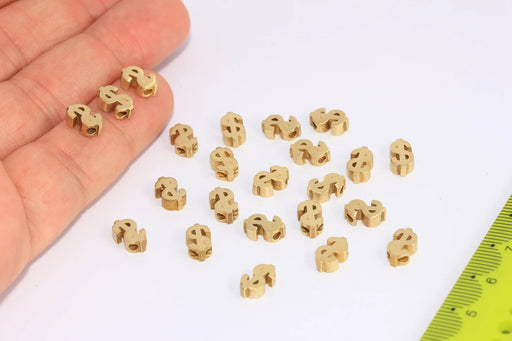 Brass Dollar Charms