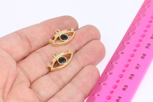 Shiny Gold Plated Evil Eye