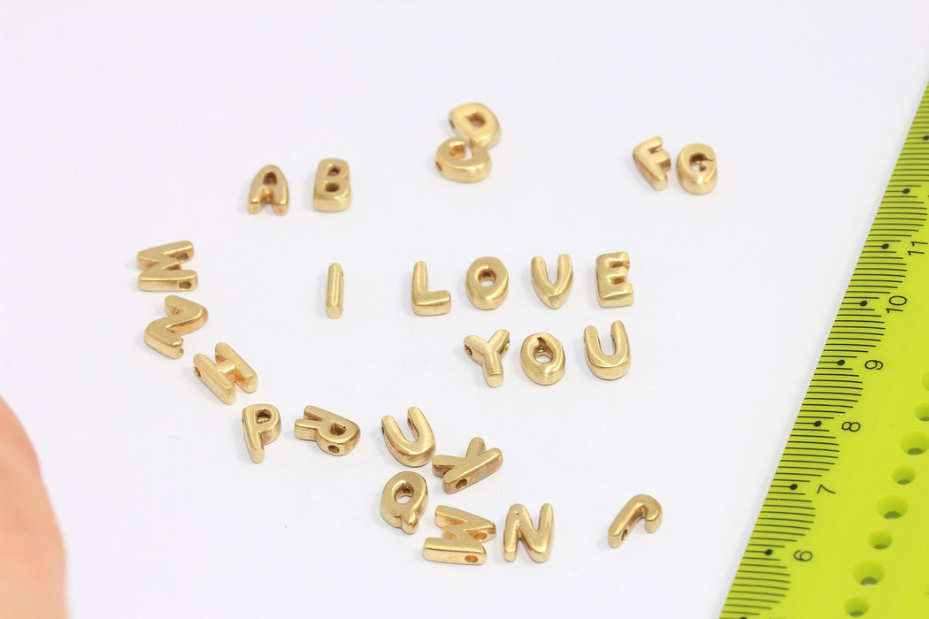 Bracelet Alphabet Beads, Personalized Necklace