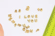 Bracelet Alphabet Beads, Personalized Necklace