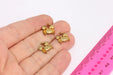 Brass Crab Charms