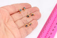 Shiny Gold Stud Earrings