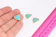 Shiny Gold Heart Charms