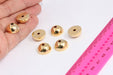 Spacer Beads, Half Ball