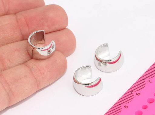  Ear Cuff Non Pierced, Silver Ear Cuffs, Minimalist Hoop Earrings