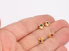 Micro Pave Hamsa Studs, CZ Mini Fatima Hand Studs