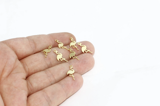Brass Flamingo