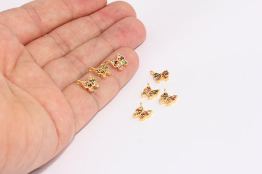 Shiny Gold Plated Butterfly