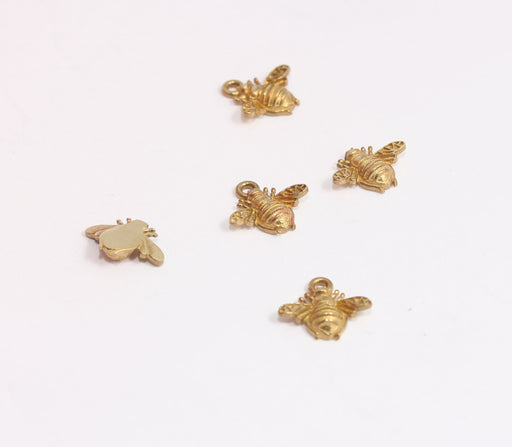 Brass Bee Charms