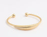 Shiny Gold Wire Bracelet