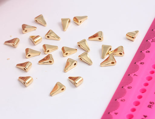 Triangle Charms, Mini Spike Beads