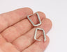 Oval Lever Back Hoops