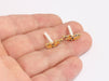 CZ Stud Earrings, Micro Pave Butterfly Wings