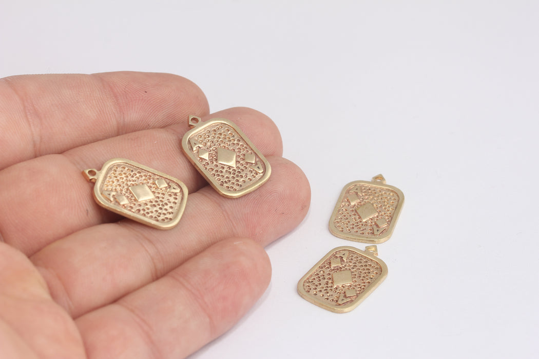 Brass Playing Card