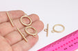 Brass Toggle Clasp