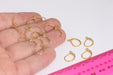 Earring Leverback,  Hoops With Loop, Leverback Earring