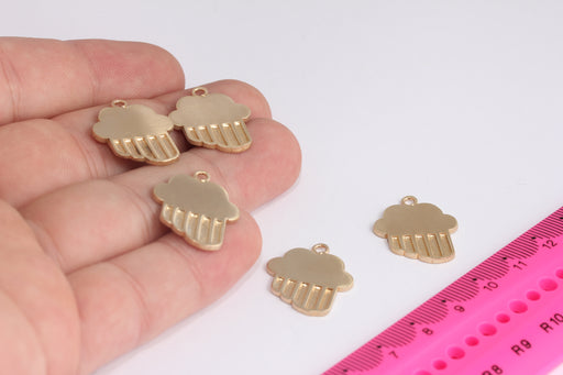 Brass Cloud Charms