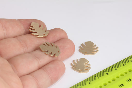 Brass Leaf Pendant