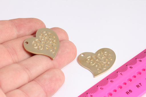 Brass Pattern Heart