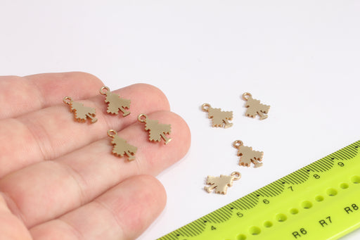 Brass Playing Card Charms