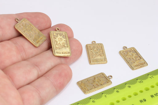Brass Sun Pendant