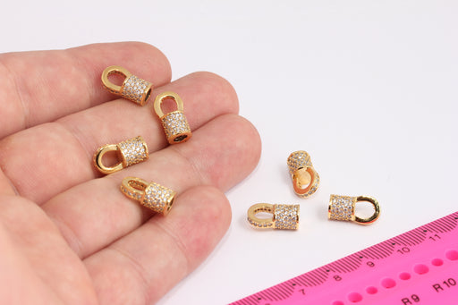 Shiny Gold CZ Beads