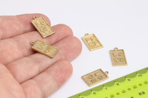 Brass Love Pendant