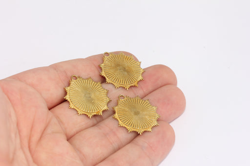 Brass Sun Pendant