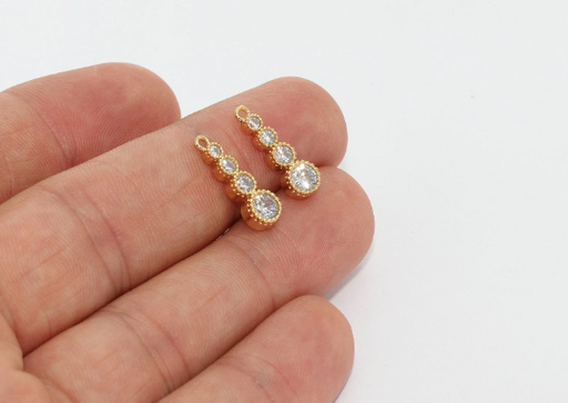Gold Drop Charms