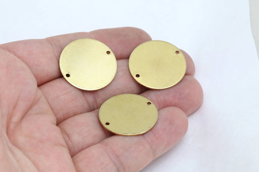 Brass Disc Charms
