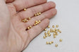 Tiny Spacer Beads, Bracelet Beads, Ball Beads