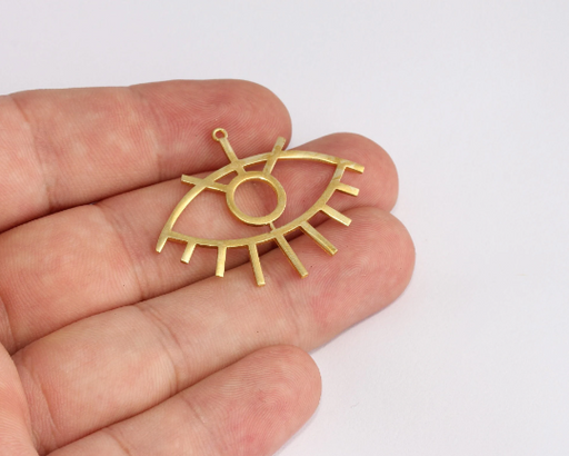 Brass Eye Charm