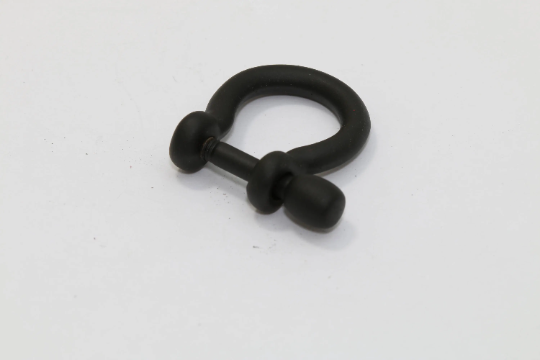 21x25mm Black Shackle Clasp, Nautical Bracelet Clasps,Bras  PLS42