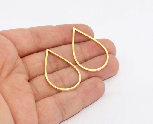 Brass Teardrop Pendant