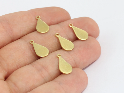 Brass Drop Charms