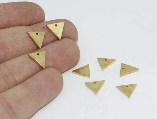 Brass Triangle Pendant