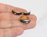 Hoop Earrings, CZ Hoops, Blue