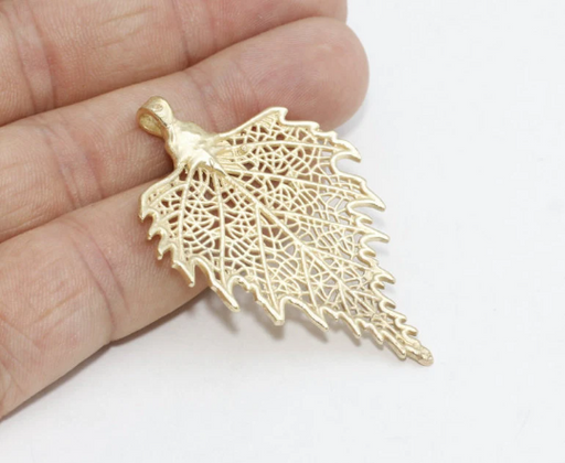 Brass Flower Pendant