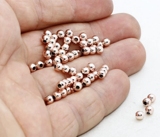 Spacer Beads, Hollow Beads, Round