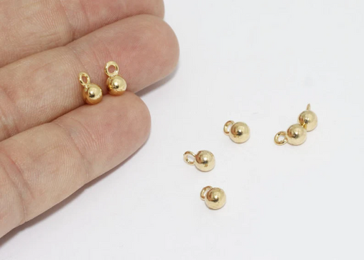  Ball Charms, Ball Pendant, Mini 