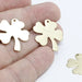 Brass Clover Charms