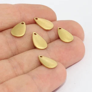 Brass Drop Charms