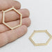 Shiny Gold ,Hexagon