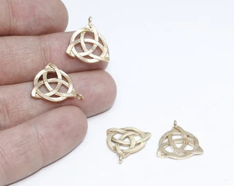 Brass Celtic Knot Charms